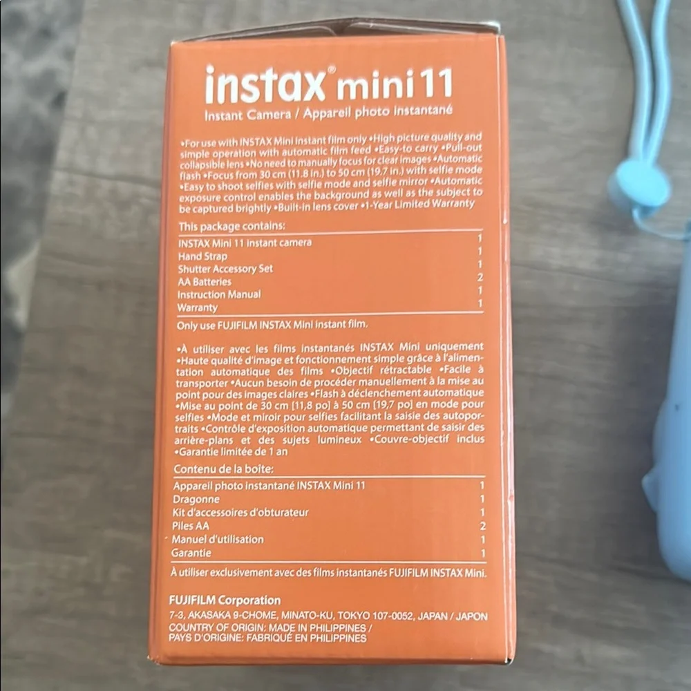Fujifilm Instax Mini 11 Sky Blue Instant Camera